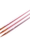 Cross-border Meijia Wire Pen 3 sets of rose gold plated rod painted brushed rubber color pen