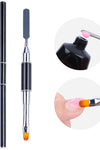 Cross-border double-headed two mensic well-speaking strokes toned toned hook rod multi-function nail pen wholesale