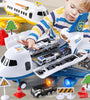 Large music story orbit inertia children's toy airplane simulation passenger aircraft little boy baby music toy car