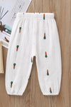 autumn new children's trousers playful and cute pattern soft skin-friendly trousers exclusively for foreign trade