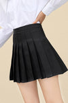 Pleated skirt female spring and summer 2021 new high waist black A word short skirt college wind autumn winter plaid half length skirt manufacturer