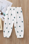 autumn new children's trousers playful and cute pattern soft skin-friendly trousers exclusively for foreign trade