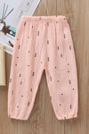 autumn new children's trousers playful and cute pattern soft skin-friendly trousers exclusively for foreign trade