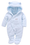 Baby bag foot clothes thickened dress winter cotton clothes autumn and winter, winter baby, climb, baby cotton clothes