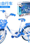 Cross-border creative 1: 8 alloy model simulation bicycle ornaments children's mini bicycle toys gift bicycle