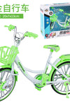 Cross-border creative 1: 8 alloy model simulation bicycle ornaments children's mini bicycle toys gift bicycle