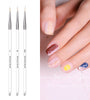 Manicure tools acrylic rod drawn pen pen fish nail nail pen paint pen pull lace shell ripper wavy set