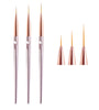 Cross-border Meijia Wire Pen 3 sets of rose gold plated rod painted brushed rubber color pen