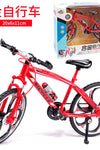 Cross-border creative 1: 8 alloy model simulation bicycle ornaments children's mini bicycle toys gift bicycle