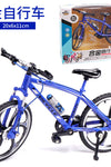 Cross-border creative 1: 8 alloy model simulation bicycle ornaments children's mini bicycle toys gift bicycle