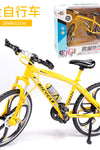 Cross-border creative 1: 8 alloy model simulation bicycle ornaments children's mini bicycle toys gift bicycle