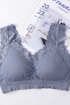 2021 Summer kara with the same paragraph lace beautiful back underwear thin vests bottom tube top no steel ring wrapped chest chest