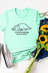 Spot goods! Wish eBay hot European and American casual cute women's t-shirt easy cat round neck short-sleeved female t