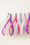 Factory spot Wholesale plastic handle dead leather pliers trencoune nail scissors a beautiful tool dead skin scissors