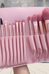 New 7 12 naked pink makeup brush set Nordic INS loose powder eye shadow brush beauty makeup tool spot