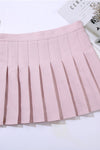 Pleated skirt female spring and summer 2021 new high waist black A word short skirt college wind autumn winter plaid half length skirt manufacturer