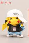 3 cap backpacks Biqiu hand doing anime peripheral cartoon electric mouse doll toy decoration