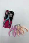 Factory spot Wholesale plastic handle dead leather pliers trencoune nail scissors a beautiful tool dead skin scissors