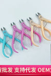 Factory spot Wholesale plastic handle dead leather pliers trencoune nail scissors a beautiful tool dead skin scissors