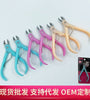 Factory spot Wholesale plastic handle dead leather pliers trencoune nail scissors a beautiful tool dead skin scissors