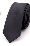 New fashion casual men's polyester wire tie high quality supplies men's light surface flat tie wholesale custom