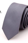 New fashion casual men's polyester wire tie high quality supplies men's light surface flat tie wholesale custom