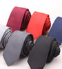 New fashion casual men's polyester wire tie high quality supplies men's light surface flat tie wholesale custom