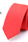 New fashion casual men's polyester wire tie high quality supplies men's light surface flat tie wholesale custom