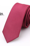 New fashion casual men's polyester wire tie high quality supplies men's light surface flat tie wholesale custom