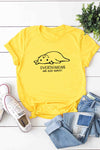 Spot goods! Wish eBay hot European and American casual cute women's t-shirt easy cat round neck short-sleeved female t