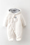 Baby bag foot clothes thickened dress winter cotton clothes autumn and winter, winter baby, climb, baby cotton clothes