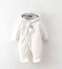 Baby bag foot clothes thickened dress winter cotton clothes autumn and winter, winter baby, climb, baby cotton clothes