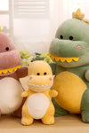 Factory direct down cotton dinosaur doll plush toy gripper doll machine doll doll birthday gift wholesale