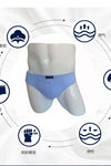 Middle-aged men's triangle underwear cotton trip pants large size fat men's shorts medium waist cotton trousers