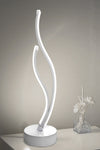 Acrylic Iron Curved Modern Spiral LED