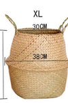 Seaweed Wicker Basket Rattan Hanging Flowerpot Flowerpot Dirty Clothes Dirty Clothes Basket Storage Basket   WF1015