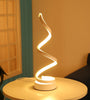 Acrylic Iron Curved Modern Spiral LED