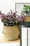 Seaweed Wicker Basket Rattan Hanging Flowerpot Flowerpot Dirty Clothes Dirty Clothes Basket Storage Basket   WF1015