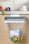 Portable Plastic Garbage Hanging Bag Kitchen Trash Storage Rack Bag Hook Scouring Pad Dry Shelf Holder Kitchen Organzier