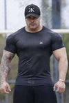 Fitness Bodybuilding Workout Black Tops Clothing