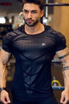 Fitness Bodybuilding Workout Black Tops Clothing