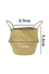 Seaweed Wicker Basket Rattan Hanging Flowerpot Flowerpot Dirty Clothes Dirty Clothes Basket Storage Basket   WF1015