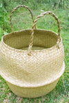 Seaweed Wicker Basket Rattan Hanging Flowerpot Flowerpot Dirty Clothes Dirty Clothes Basket Storage Basket   WF1015