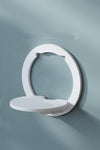 Wall shelf free punching wall-mounted TV background wall hanger bedroom balcony bedside wall creative flower pot stand