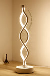 Acrylic Iron Curved Modern Spiral LED