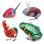 Children's nostalgic classic toy iron frog jumping frog Iron pocket cock adult nostalgic hair strip small toys wholesale