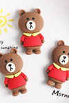 Spot big cartoon doll resin accessories bear mouse duck DIY cream mobile phone shell storage box water cup decoration