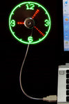 Peculiar led smart clock fan with temperature display real time usb flash word luminous fan