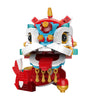 Jiaqi Guochao Awakening Lion Ancient God Beast Building Block Toy DIY Creative New Year Gift