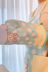 Cute Steamer Insulation Gloves Oven Gloves Microwave Gloves Cartoon Home Kitchen Insulation Gloves